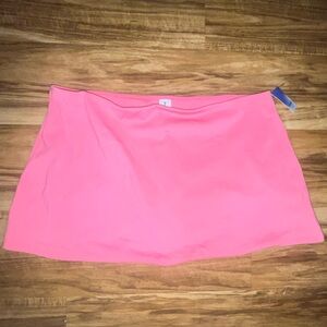 Abound stretch knit skort in ping ginger, size XL and NWT